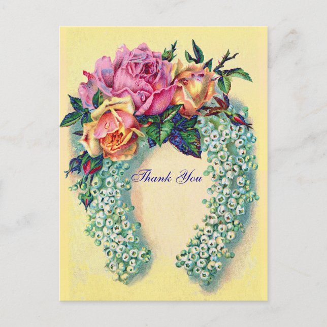 Carte postale Rose victorienne (Devant)