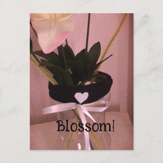 Carte Postale Rose vif! (Devant)