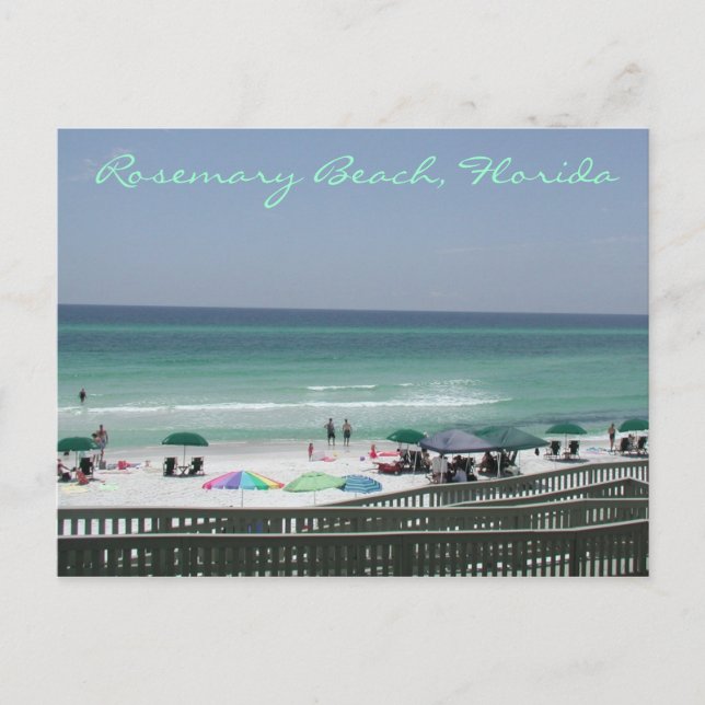 Carte Postale Rosemary Beach Floride (Devant)