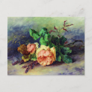 Carte Postale Roses anciennes