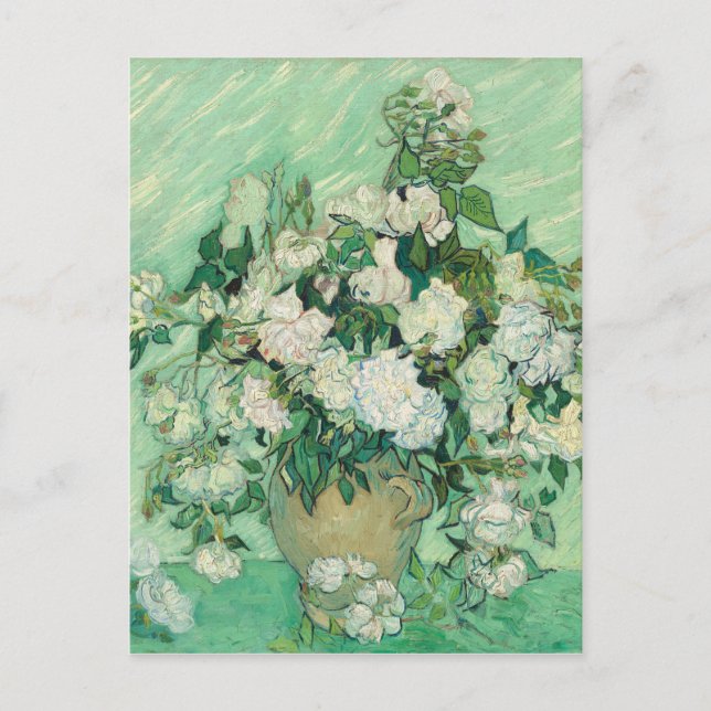 Carte Postale Roses par Vincent Van Gogh (Devant)