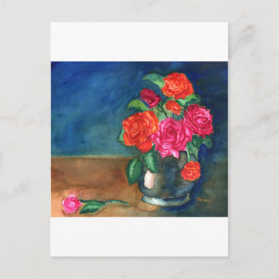 Carte Postale Roses pour Mon Amour