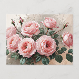 Carte Postale Roses roses roses 