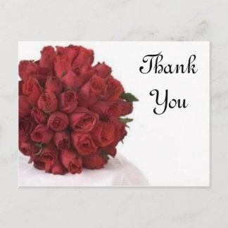 Carte Postale Roses rouges