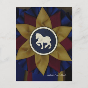 Carte Postale Rosette du cheval