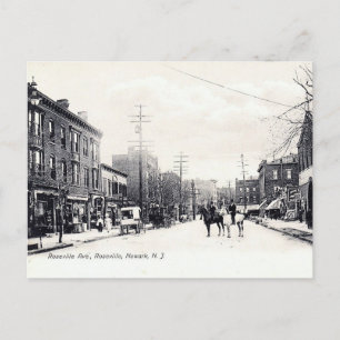 Carte Postale Roseville, Newark, New Jersey, Vintage