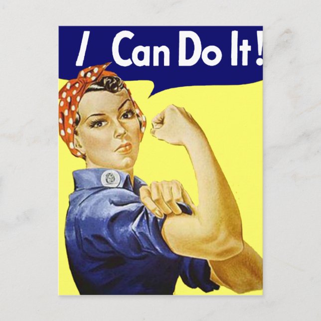Carte Postale Rosie Riveter - Je peux le faire Glenn Beck Poster (Devant)