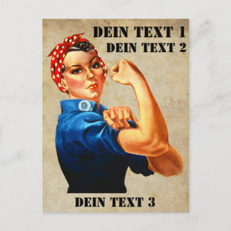 Carte Postale Rosie the Riveter