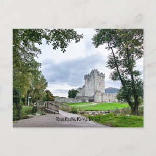 Carte Postale Ross Castle, Kerry, Irlande,
