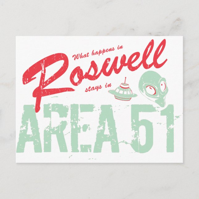 Carte Postale Roswell (Devant)