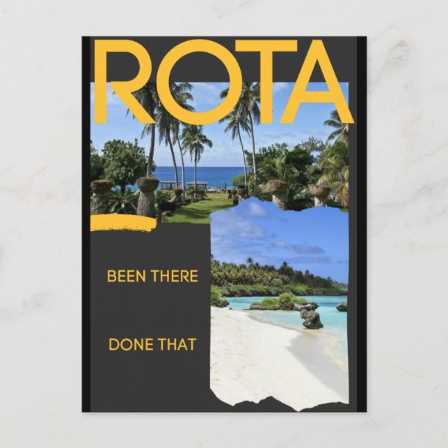 Carte Postale Rota ? J'Y Étais !  (Devant)