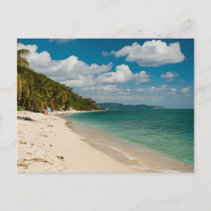 Carte Postale Rotan Beach Honduras Voyage Rétro