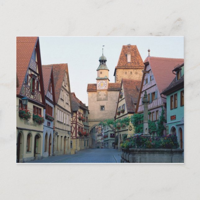 Carte Postale Rothenburg, Allemagne (Devant)