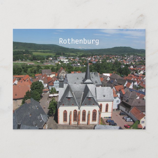 Carte Postale Rothenburg, Allemagne (Devant)