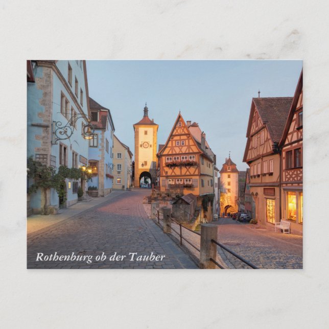 Carte Postale Rothenburg ob der Tauber (Devant)