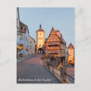 Carte Postale Rothenburg ob der Tauber