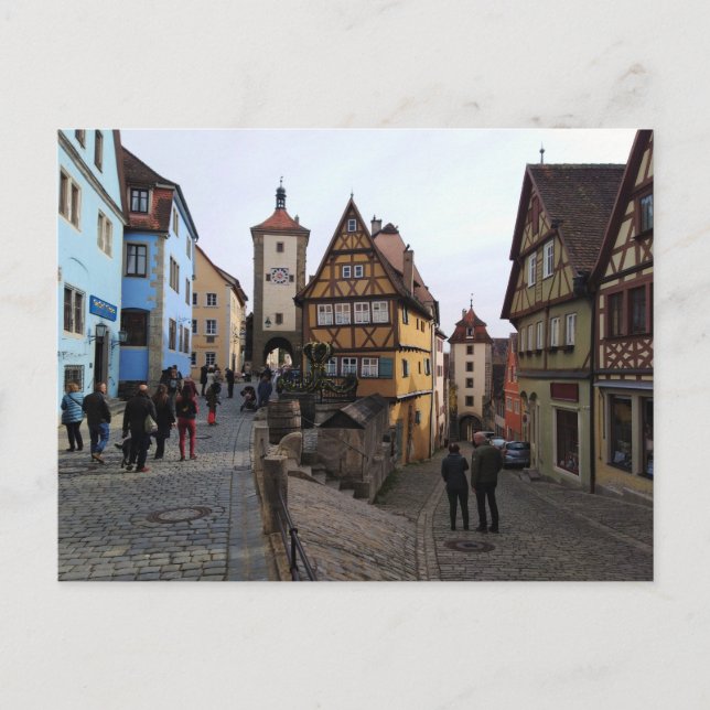 Carte Postale Rothenburg ob der Tauber, Allemagne (Devant)