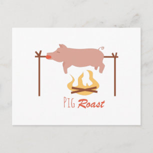 Carte Postale Rôti de porc