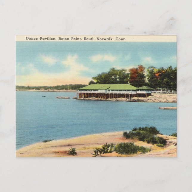 Carte Postale Roton Point, Norwalk, Connecticut (Devant)