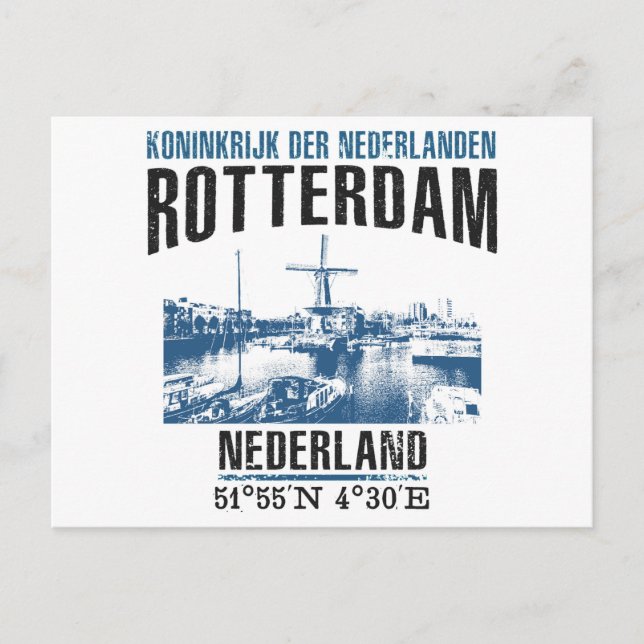 Carte Postale Rotterdam (Devant)