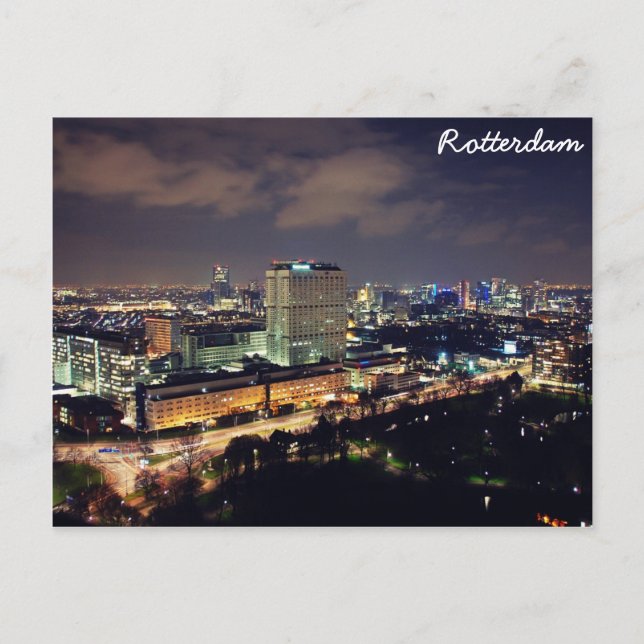 Carte Postale Rotterdam, Pays-Bas (Devant)