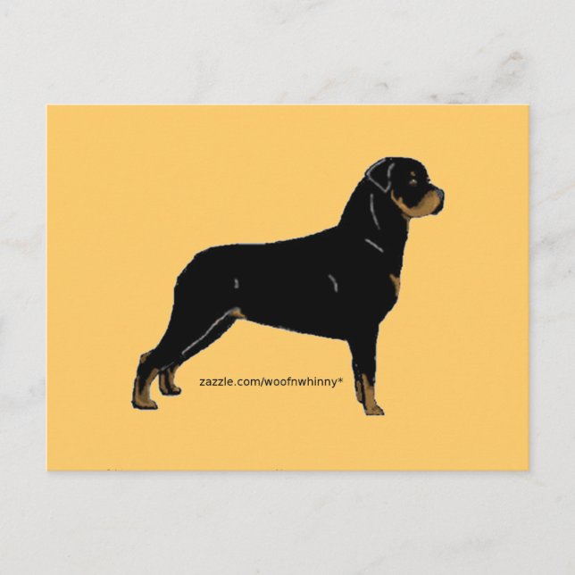 Carte Postale Rottweiler (Devant)