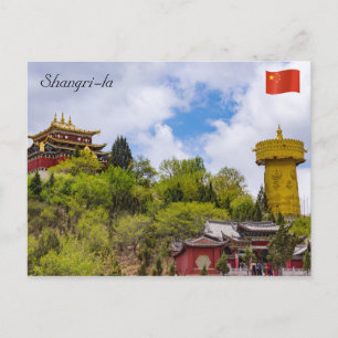 Carte Postale Roue à prières tibétaine géante à Shangri-la - Yun