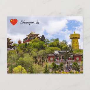 Carte Postale Roue à prières tibétaine géante à Shangri-la - Yun