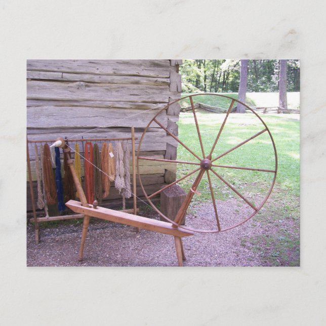 Carte postale Roue broche (Devant)