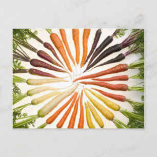 Carte Postale Roue couleur carotte