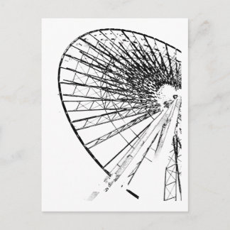 Carte Postale roue de chicago ferris