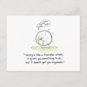 carte postale "Roue de hamster"