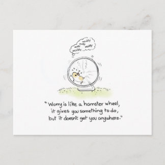 carte postale "Roue de hamster"