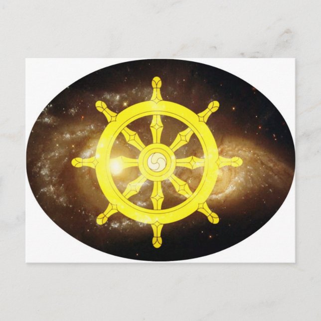 Carte Postale Roue du Dharma (Devant)