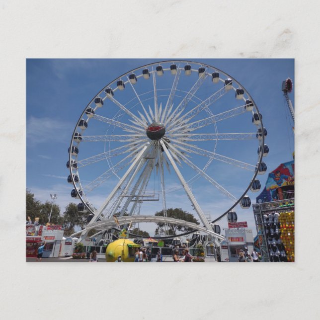 Carte postale ROUE FERRIS (Devant)