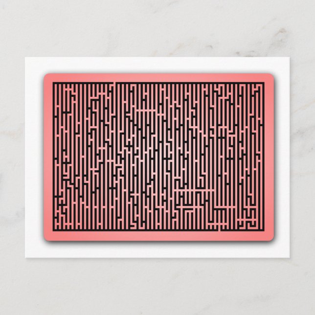 Carte Postale Roue Maze (Devant)