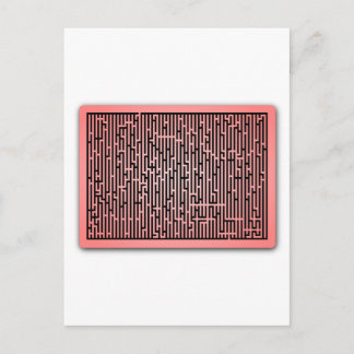 Carte Postale Roue Maze
