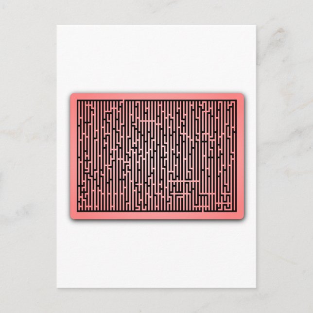 Carte Postale Roue Maze (Devant)