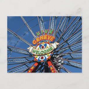 Carte Postale roue vive genève