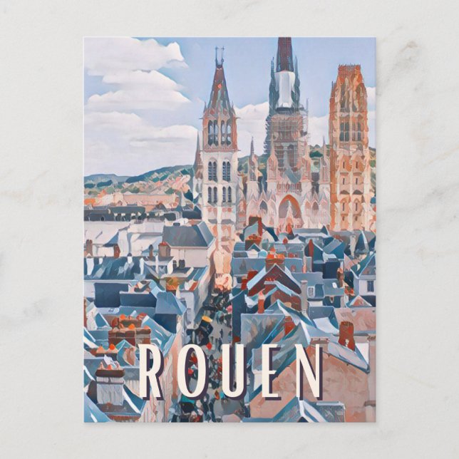 Carte Postale Rouen Photo Vintage  (Devant)