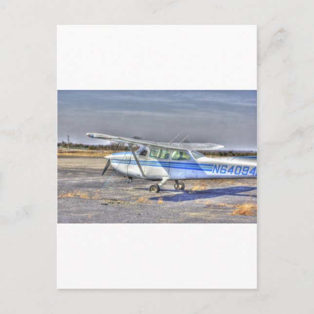 Carte Postale Roues en plan fatigué HDR (Devant)