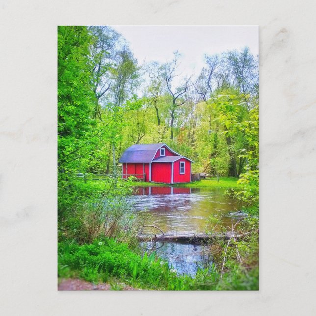 CARTE POSTALE ROUGE (Devant)