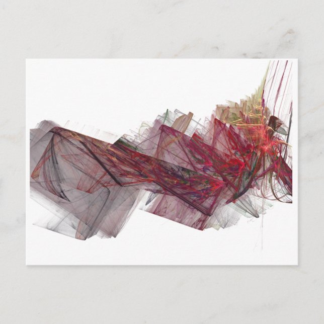 Carte Postale rouge (Devant)