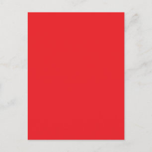 CARTE POSTALE ROUGE
