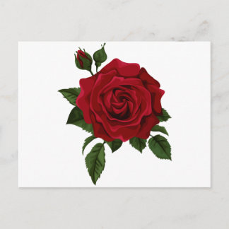 Carte Postale Rouge