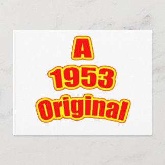 Carte Postale Rouge original 1953