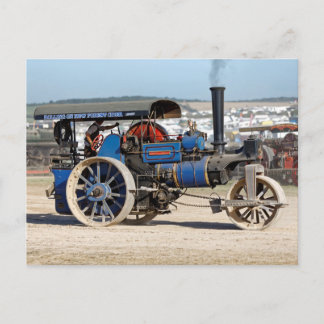 Carte Postale Rouleau de 10 tonnes Aveling & Porter Moby Dick