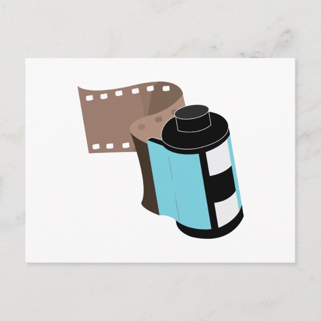 Carte Postale Rouleau film (Devant)