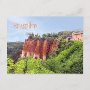 CARTE POSTALE ROUSSILLON, FRANCE