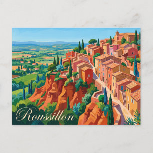 Carte Postale Roussillon France